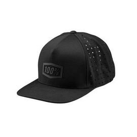Бейсболка 100% Waxed Snapback Hat, черный, 2018, 20056-001, изображение  - НаВелосипеде.рф