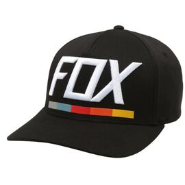 Бейсболка Fox Draftr Flexfit Hat, черный, 2018, 21107-001, Вариант УТ-00076733: Размер: S/M , изображение  - НаВелосипеде.рф