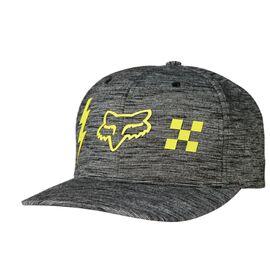 Бейсболка Fox Striker Check Flexfit, черный, 19569-001-L/XL, Вариант УТ-00078668: Размер: L/XL, изображение  - НаВелосипеде.рф