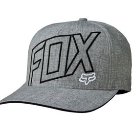 Бейсболка Fox Three 60 Flexfit Heather, серый, 19559-040-L/XL, Вариант УТ-00078670: Размер: L/XL, изображение  - НаВелосипеде.рф