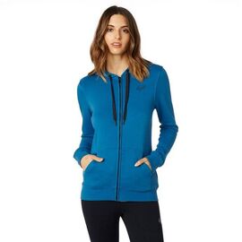 Толстовка женская Fox Affirmed Zip Fleece, синий 2018, Вариант УТ-00078690: Размер: XS, изображение  - НаВелосипеде.рф