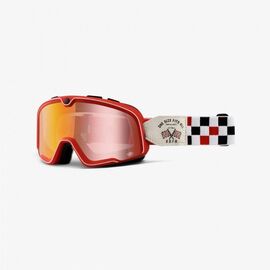 Веломаски 100% Barstow OSFA 2 / Red Mirror Lens, 50002-243-02, изображение  - НаВелосипеде.рф