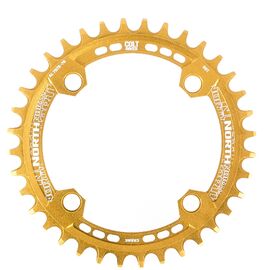 Звезда передняя COLT North Narrowwide v2, BCD104, 36T, золотистый, COLT-NRW-36-GLD, изображение  - НаВелосипеде.рф
