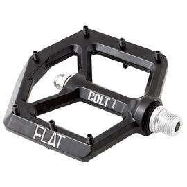 Педали Colt Bikes Flat, черный, алюминий, mlg-CK26K, изображение  - НаВелосипеде.рф