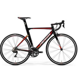 Шоссейный велосипед Merida Reacto 400 28" 2019, Вариант УТ-00103197: Рама: L 56 см (Рост: 175-180 см), Цвет: черный, изображение  - НаВелосипеде.рф