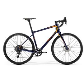 Шоссейный велосипед Merida Silex 6000 28" 2019, Вариант УТ-00103218: Рама: M 50 см (Рост: 165-170 см), Цвет: сине-оранжево-красный, изображение  - НаВелосипеде.рф