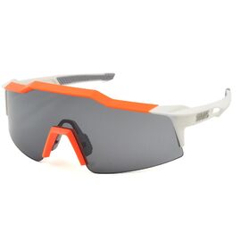 Очки велосипедные 100% Speedcraft SL White Neon Orange / Smoke Lens, 61002-006-57, изображение  - НаВелосипеде.рф