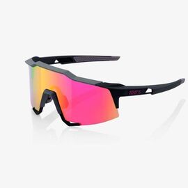 Очки велосипедные 100% Speedcraft Soft Tact Graphite / Purple Multilayer Mirror, 61001-150-72, изображение  - НаВелосипеде.рф