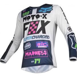 Велоджерси подростковая Fox 180 Czar Youth Jersey, серый 2019, 21746-097-L, Вариант УТ-00096995: Размер: L, изображение  - НаВелосипеде.рф