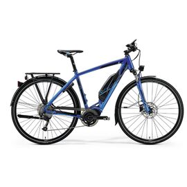 Электровелосипед Merida eSpresso 300EQ 28" 2018, Вариант УТ-00081492: Рама: M (Рост: 165-180 см), Цвет: сине-черный, изображение  - НаВелосипеде.рф