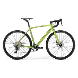 Шоссейный велосипед Merida Cyclo Cross 100 28" 2019, Вариант УТ-00103171: Рама: XL 59 см (Рост: 180-185 см), Цвет: зеленый, изображение  - НаВелосипеде.рф
