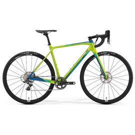 Шоссейный велосипед Merida Mission CX 8000 28" 2019, Вариант УТ-00103181: Рама: L (Рост: 175-180 см), Цвет: зелено-синий, изображение  - НаВелосипеде.рф
