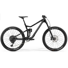 Двухподвесный велосипед Merida One-Sixty 6000 27,5" 2019, Вариант УТ-00103189: Рама: S 15,5" (Рост: 165-170 см), Цвет: черный, изображение  - НаВелосипеде.рф