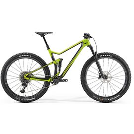 Двухподвесный велосипед Merida One-Twenty 9.8000 29" 2019, 6110788877, Вариант УТ-00103193: Рама: M (Рост: 175-180 см), Цвет: зелено-черный, изображение  - НаВелосипеде.рф