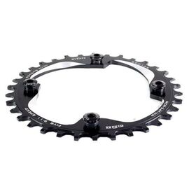 Звезда передняя A2Z NW chainring  7075-T6 32T BCD 104, анод. черный, изображение  - НаВелосипеде.рф