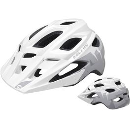 Велошлем KELLYS RAVE MTB, белый, FKE18700, Вариант УТ-00078036: Размер: M/L (60-64см), изображение  - НаВелосипеде.рф
