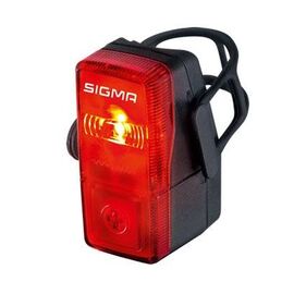 Фонарик задний вело SIGMA SPORT CUBIC, в комплекте батарейки 2x AAA, 15910, изображение  - НаВелосипеде.рф