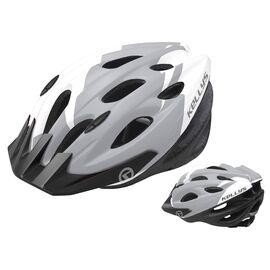 Велошлем KELLYS BLAZE MTB-XC, матовый белый, FKE18714, Вариант УТ-00078048: Размер: M/L (58-64см), изображение  - НаВелосипеде.рф