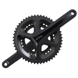 Система шатунов велосипедная SHIMANO 105 5800, 11 скоростей, 175мм, 50/34T, черная, IFC5800EX04L, изображение  - НаВелосипеде.рф