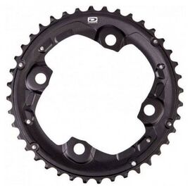 Звезда передняя для велосипеда SHIMANO FC-M615, 38T-AM, Y1P098010, изображение  - НаВелосипеде.рф