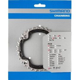 Звезда передняя для велосипеда SHIMANO FC-T521, 32T-AE, черная, изображение  - НаВелосипеде.рф
