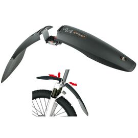 Крыло велосипедное SKS Shockblade Vario 26", переднее, чёрный, 10086, изображение  - НаВелосипеде.рф