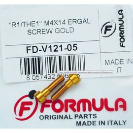 Болт велосипеда для крепления тормозной ручки Formula R1/TH1 Eragl RED 4xM14  GOLD, изображение  - НаВелосипеде.рф