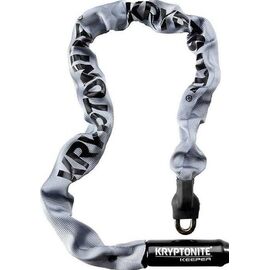 Велосипедный замок Kryptonite Chains Keeper 785 Integrated цепь, на ключ, тканевая-оболочка 7 х 850 мм, серый, 720018001, изображение  - НаВелосипеде.рф