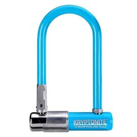 Велосипедный замок Kryptonite Kryptolok Mini-7 FlexFrame-U bracket, U-lock, на ключ, 82 х 170 мм, синий, 720018001560, изображение  - НаВелосипеде.рф