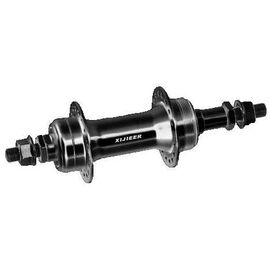 Втулка велосипедная Vinca Sport, задняя, под трещотку, 36 отверстий, на гайках,  GA-03R black,, изображение  - НаВелосипеде.рф