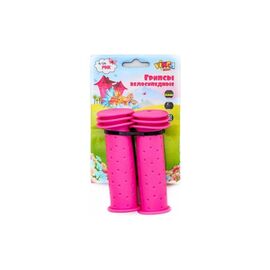 Грипсы велосипедные детские, Vinca Sport, 102мм, резиновые, розовые, H-G 96 princes Kate, изображение  - НаВелосипеде.рф