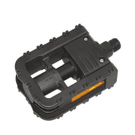 Педали велосипедные, Vinca Sport, ось 9х16, складные, пластиковые, черные, VP 39, изображение  - НаВелосипеде.рф
