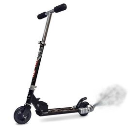 Самокат Zinc, Ignite, складной, двухколёсный, детский, до 50 кг, серый, эфект настоящего дыма, ZC02663, изображение  - НаВелосипеде.рф