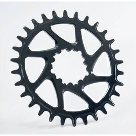 Звезда передняя для велосипеда, Garbaruk SRAM BB30 Round, 28T, цвет черный,  4820028121312, изображение  - НаВелосипеде.рф