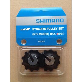 Ролики для велосипеда, SHIMANO RD-M6000 Y3E498020, SGS, 10скоростей, пара роликов., изображение  - НаВелосипеде.рф