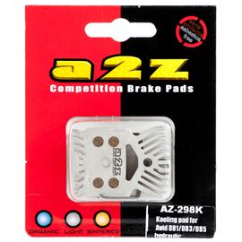 Тормозные колодки A2Z Sintered Kooling pad for Avid DB1/DB3/DB5 hydraulic w/spring, AZ-298KS, изображение  - НаВелосипеде.рф