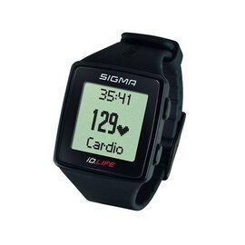 Часы спортивные SIGMA SPORT iD.LIFE: пульсометр с зонами эффективности, черные, 24600, изображение  - НаВелосипеде.рф