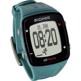 Часы спортивные SIGMA SPORT iD.RUN: скорость и расстояние (на основе GPS), бирюзовые, 24820, изображение  - НаВелосипеде.рф