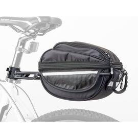 Сумка под велоседло AUTHOR A-N LitePack6 X7 2 отделения на 6 литров, с чехлом, черная, 8-15000086, изображение  - НаВелосипеде.рф
