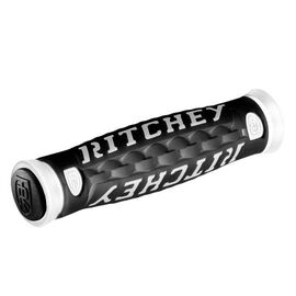 Грипсы велосипедные Ritchey MTB True grip Pro TG6 черные/белые, 14487, изображение  - НаВелосипеде.рф