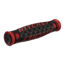 Грипсы велосипедные Ritchey MTB True grip Pro TG6 черные/красные, 11275, изображение  - НаВелосипеде.рф