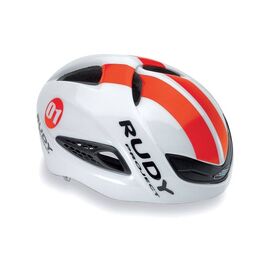 Велошлем Rudy Project BOOST 01, White/Red Fluo (Shiny), 2019, HL600072, Вариант УТ-00074777: Размер: L (59-61 см), изображение  - НаВелосипеде.рф