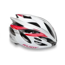 Велошлем Rudy Project RUSH WHITE/RUBIN SHINY, HL570062, Вариант УТ-00066292: Размер: S (51-54 см), изображение  - НаВелосипеде.рф
