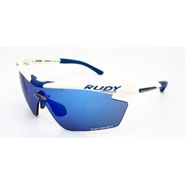Очки велосипедные Rudy Project GENETYK RAC WHITE Gloss- MLS BLUE + RAC RED, SP113969R1C, изображение  - НаВелосипеде.рф