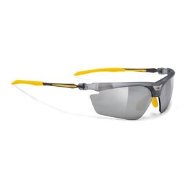 Очки велосипедные Rudy Project MAGSTER FROZEN ASH - Laser Black + Transparent Lens, SN660987, изображение  - НаВелосипеде.рф