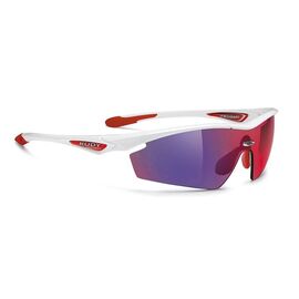 Очки велосипедные Rudy Project SPACEGUARD WHITE GLOSS-MLS RED, SP253869-000E, изображение  - НаВелосипеде.рф