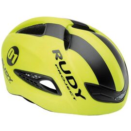 Велошлем Rudy Project BOOST 01 YELL FLUO/BLACK MATT, с визором, HL600031, Вариант УТ-00074774: Размер: L (59-61 см), изображение  - НаВелосипеде.рф