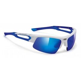 Очки велосипедные Rudy Project EXOWIND WHITE FROZEN/ MULTILASER BLUE- MLS, SP103978, изображение  - НаВелосипеде.рф
