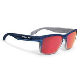 Очки велосипедные Rudy Project SPINHAWK BLUE STREAKED MATT - POLAR 3FX HDR MLS RED, SP316293-0000, изображение  - НаВелосипеде.рф