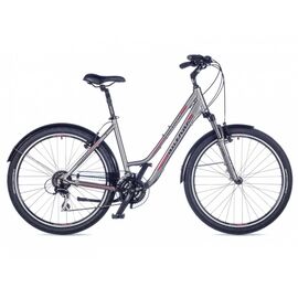 Городской велосипед AUTHOR Victoria 2016, Вариант УТ-00018148: 16"  рост 145 - 165 см, серебро/красный, изображение  - НаВелосипеде.рф